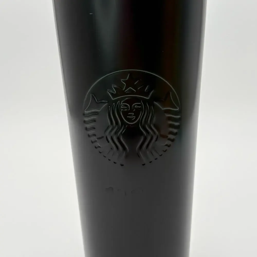 Starbucks 2020 Holiday Dark Green Black Gradient Matte Venti Tumbler 24oz